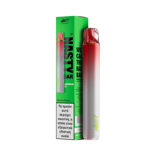Nasty Juice Țigară Electronică de unică folosință 600 Inhalări Watermelon Ice 2ml 20mg