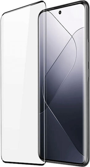Пълно лепило Закалено стъкло Черен (Xiaomi 14 Ultra)