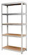 Awtools 5-shelf Rack 180x90x40 Load Capacity 175kg 3.3mm Push-fit Quick Assembly