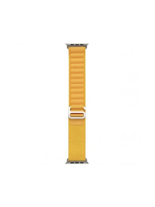 Thd Alpine Loop Strap Compatible Apple Watch Ultra2 49 Mm Apple Watch 45 Mm Series 9 Apple Watch Se 44 Mm Universal Size Yellow Color