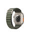Curea Thd Alpine Loop Compatibilă cu Apple Watch Ultra 49 mm Apple Watch 42 44 45 mm Mărime Universală Culoare Verde