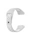 Λουράκι Σιλικόνης Grey White (Redmi Watch 3 Active)