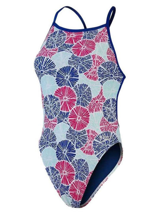 Speedo Allover Γυναικείο Αγωνιστικό Ολόσωμο Μαγιό Κολύμβησης Πολύχρωμο