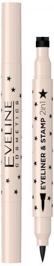 Eveline Cosmetics Eveline_eyeliner & Pen Stamp 2in1 02 Star