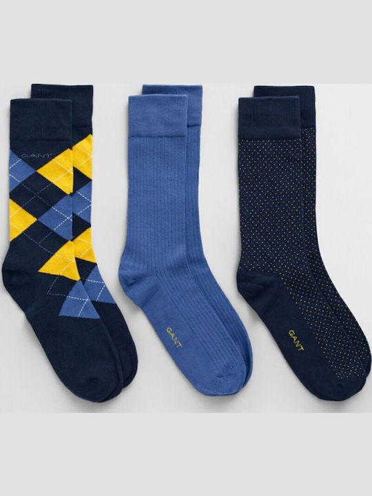 Gant Ανδρικές Κάλτσες Μπλε 3Pack Gant Ανδρικές Κάλτσες Μπλε 3Pack