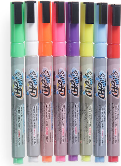 Marker Set Whiteboards 3mm Tip 8 Pieces Hendi 664278
