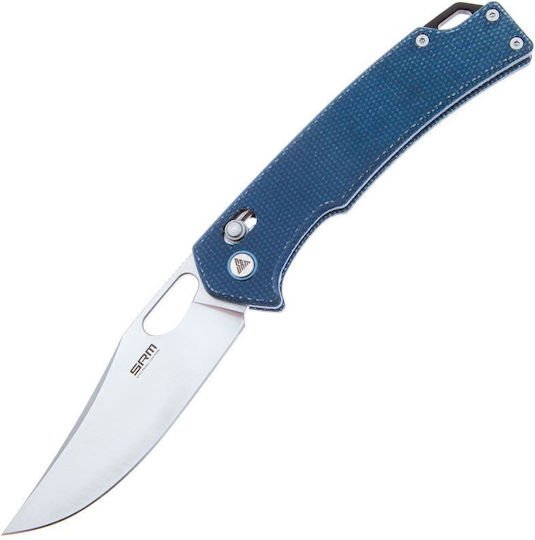 Cuțit pliant Srm 9203-me mâner Micarta oțel 10cr15mov