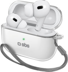 SBS Θήκη Σιλικόνης σε Διάφανο χρώμα για Apple AirPods Pro