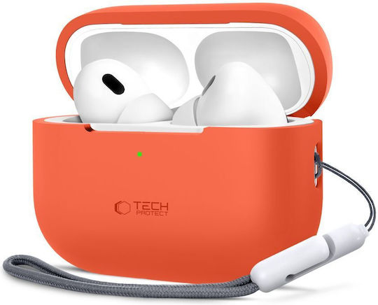 Tech-Protect Silicone Калъф Neon Orange за Apple AirPods Pro 2