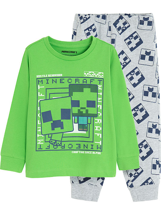 Cool Club Kids' Pajamas Green Minecraft