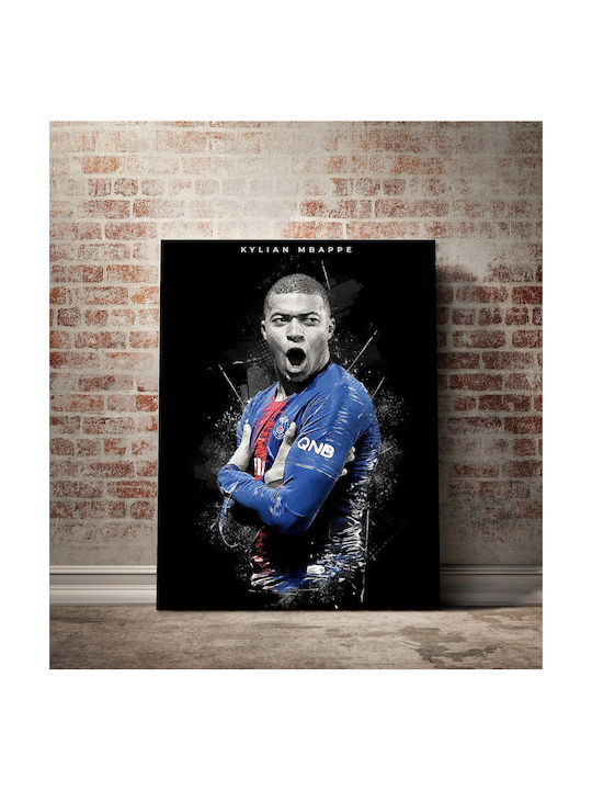 Canvas Painting Kylian Mbappe Knv1545 45cm X 65cm
