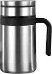 MYZ094 Bottle Thermos Stainless Steel Silver 420ml