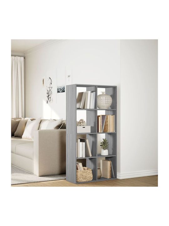 Bibliotecă Gri 69.5x29x137.5 cm
