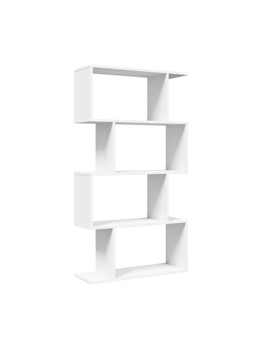 Bookcase White 70x24x129cm