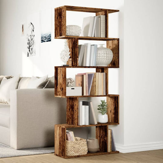 Bibliothek Braun 70x24x161cm