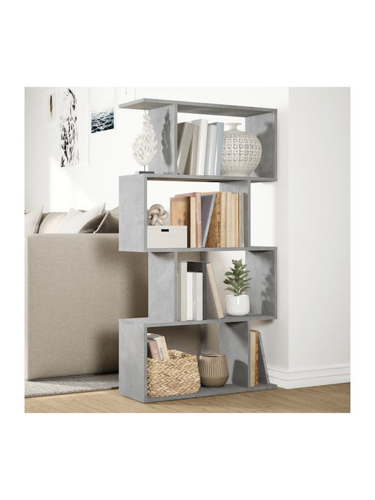 Bibliothek Grau 70x24x129cm