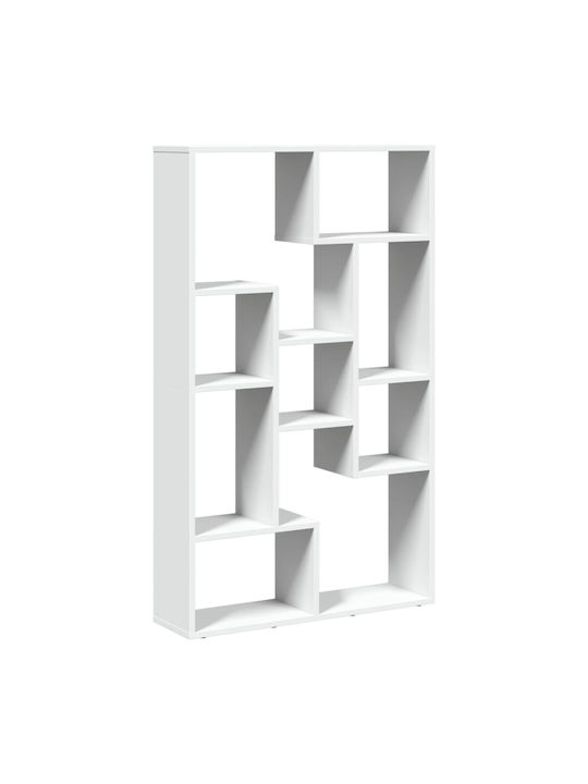 Bookcase White 72x20x120cm