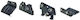 Auto Gs Legs for Roof Bars Optiplus Renault Clio 4pcs