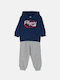 Joyce Kids Sweatpants Set Navy