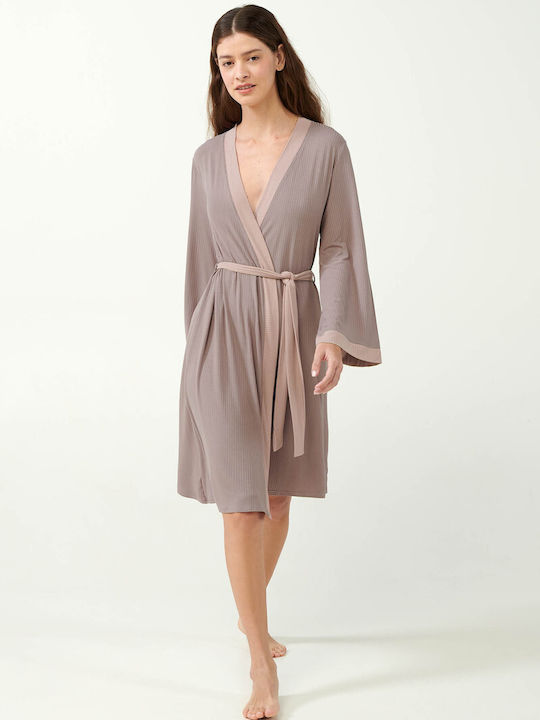 Vamp Winter Damen Robe Gray Cloud