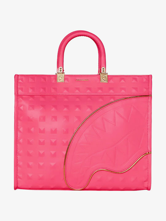 Sorbet Stunna Tortuga Leather Women's Bag Tote Handbag Pink