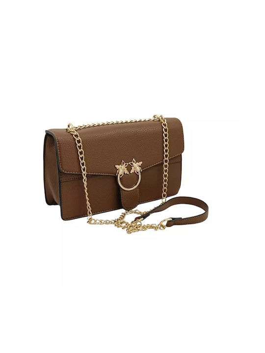 Damen Tasche Schulter Gold