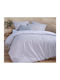 Nef-Nef Homeware Module Σετ Σεντόνια Υπέρδιπλα με Λάστιχο 160x200+35εκ. Grey (4τμχ)