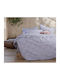 Nef-Nef Homeware Σετ Παπλωματοθήκη Βαμβακερή Μονή με Μαξιλαροθήκη 170x240cm Odete Grey