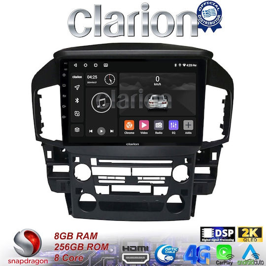 Clarion Auto-Audiosystem für Lexus RX300 2000 > 2004 (Bluetooth/USB/WiFi/GPS/Apple-Carplay/Android-Auto)