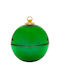 Green Glass Openable Ball 18cm