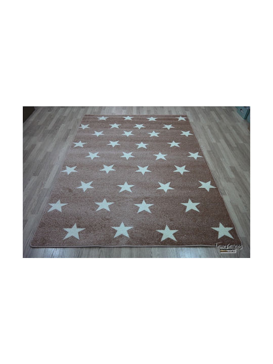 Klonaras Lollipops Kinder Teppich Sterne Beige 170x240cm