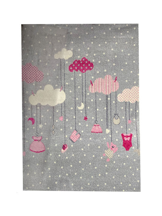 Klonaras Lollipops Παιδικό Χαλί Pink Grey 160x230cm