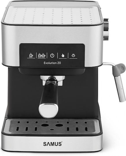 Samus Evolution 20 Mașină de Espresso 850W Presiune 20bar Argintie