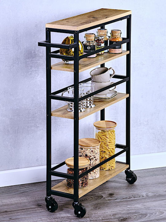 Kesper Кухненска количка Дърво Кафяв 50x15x81см