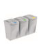 Prosperplast Sortibox 3 × 35 L Ash