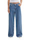 Women's Jean Trousers in Straight Line Blue