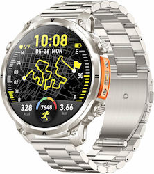 Microwear F7 Smartwatch With Heart Rate Monitor Silver