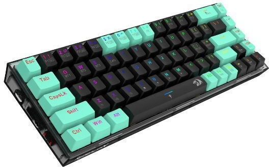 Redragon Castor Pro K631RGB Wireless Gaming Mechanical Keyboard 65% with Custom switches and RGB lighting (English US)