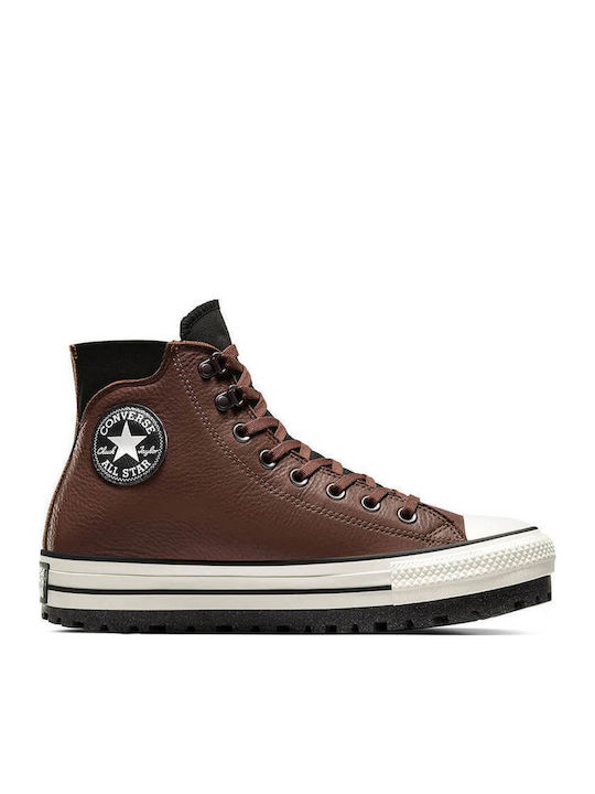 City Trek Waterproof Flatforms Boots Bear Nap / Toadstool Tan / Black