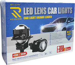 Rchang Round Waterproof Headlights Car LED 45W 7.62cm 2pcs
