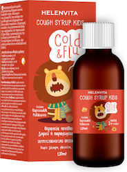 Helenvita Cold & Flu Σιρόπι για Ξηρό και Παραγωγικό Βήχα 120ml