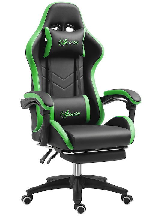 Vinsetto Leatherette Black / Green
