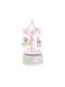 Small Foot Weihnachts- Dekorative Darstellung Rosa mit Musik und Bewegung 17x9x9cm