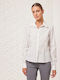 Enzzo Women's Long Sleeve Shirt White