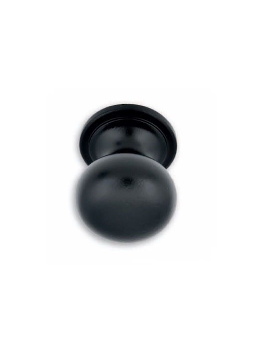 Best Design Knob Front Door 5 030642 Matte Black, Brass