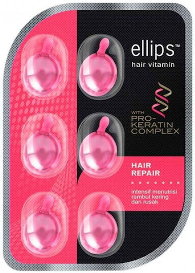 Ellips Hair Repair Αμπούλες Μαλλιών Αναδόμησης για Γυναίκες 6x1ml