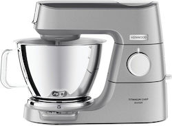 Kenwood Titanium Chef Baker Mixează 1200W cu Vas din Sticlă 5lt