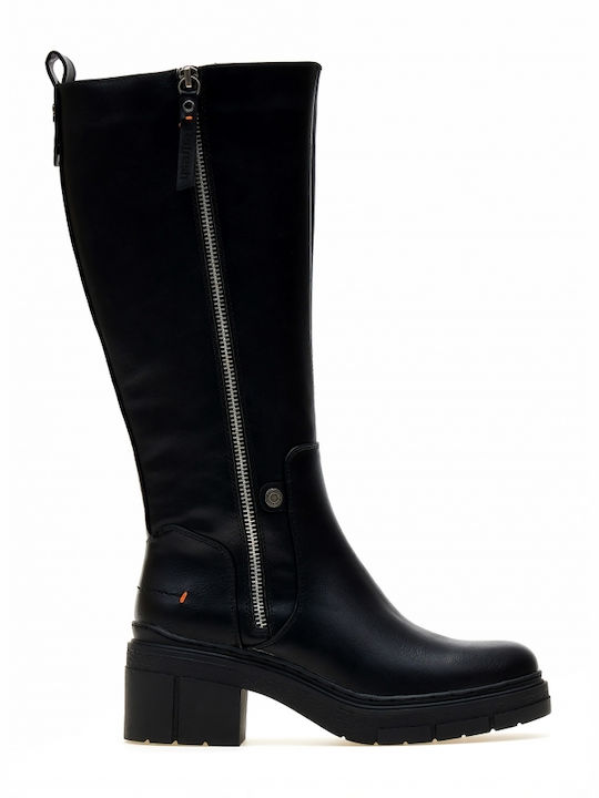 Refresh Women's Boots with Medium Heel Black