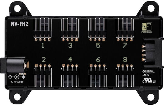 Noctua Nv-fh2 Ελεγκτής Ταχύτητας Ανεμιστήρα 8 Κανάλια Μαύρος Μαύρο