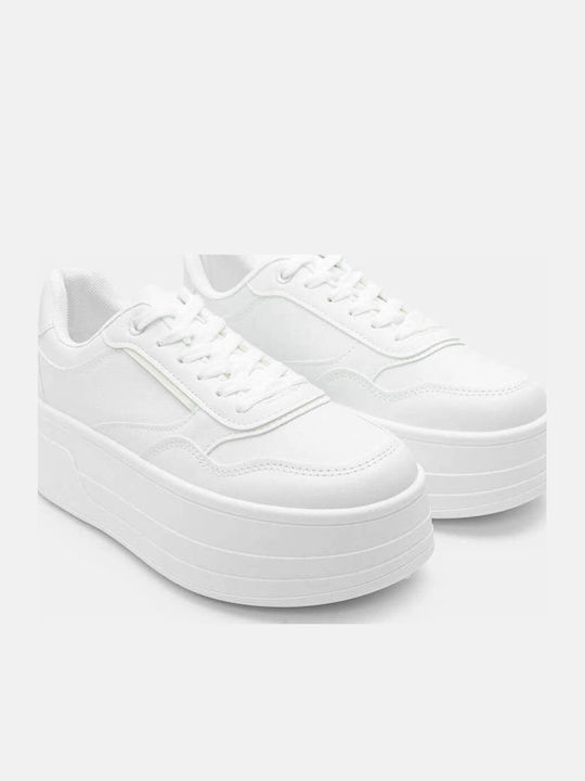 Luigi Flatforms Sneakers White